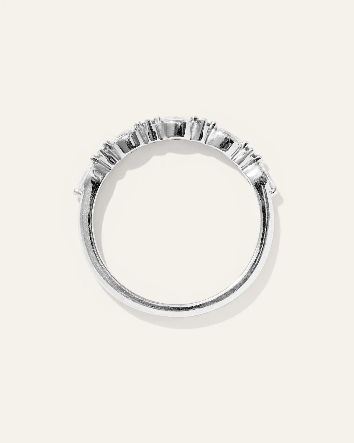 Diamond Alternating Marquise & Round Band - US 2668