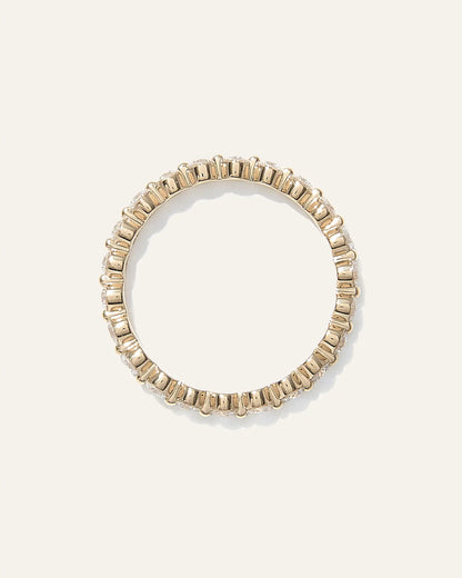 Lab Grown Diamond Single Shared Prong Eternity Band - US 0847