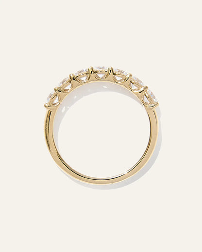 Lab Grown Diamond Round Seven Stone Band - US 9104
