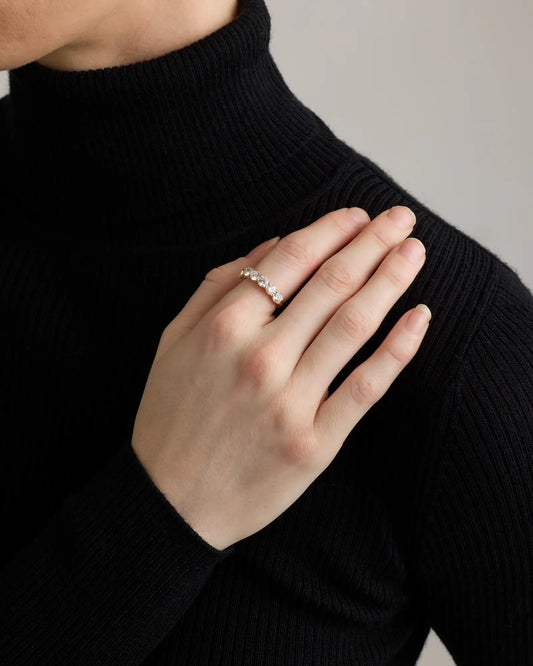 Lab Grown Diamond Round Seven Stone Band - US 3087