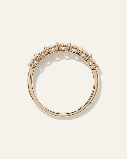 Lab Grown Diamond Oval Seven Stone Band - US 7539