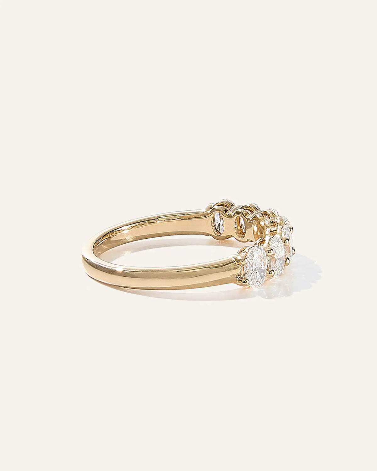 Lab Grown Diamond Oval Seven Stone Band - US 7539