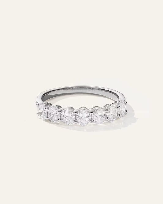 Lab Grown Diamond Oval Seven Stone Band - US 0999