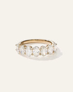 Lab Grown Diamond Oval Seven Stone Band - US 2055