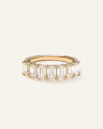 Lab Grown Diamond Emerald Seven Stone Band - US 9380