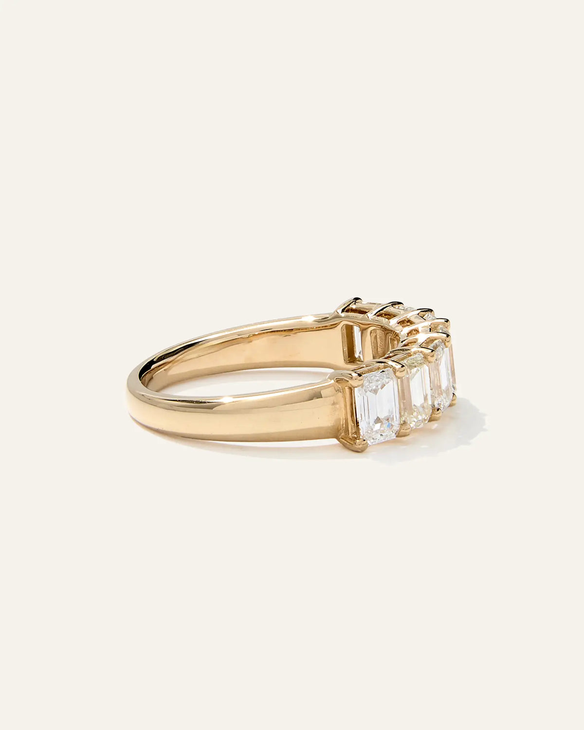 Lab Grown Diamond Emerald Seven Stone Band - US 9380