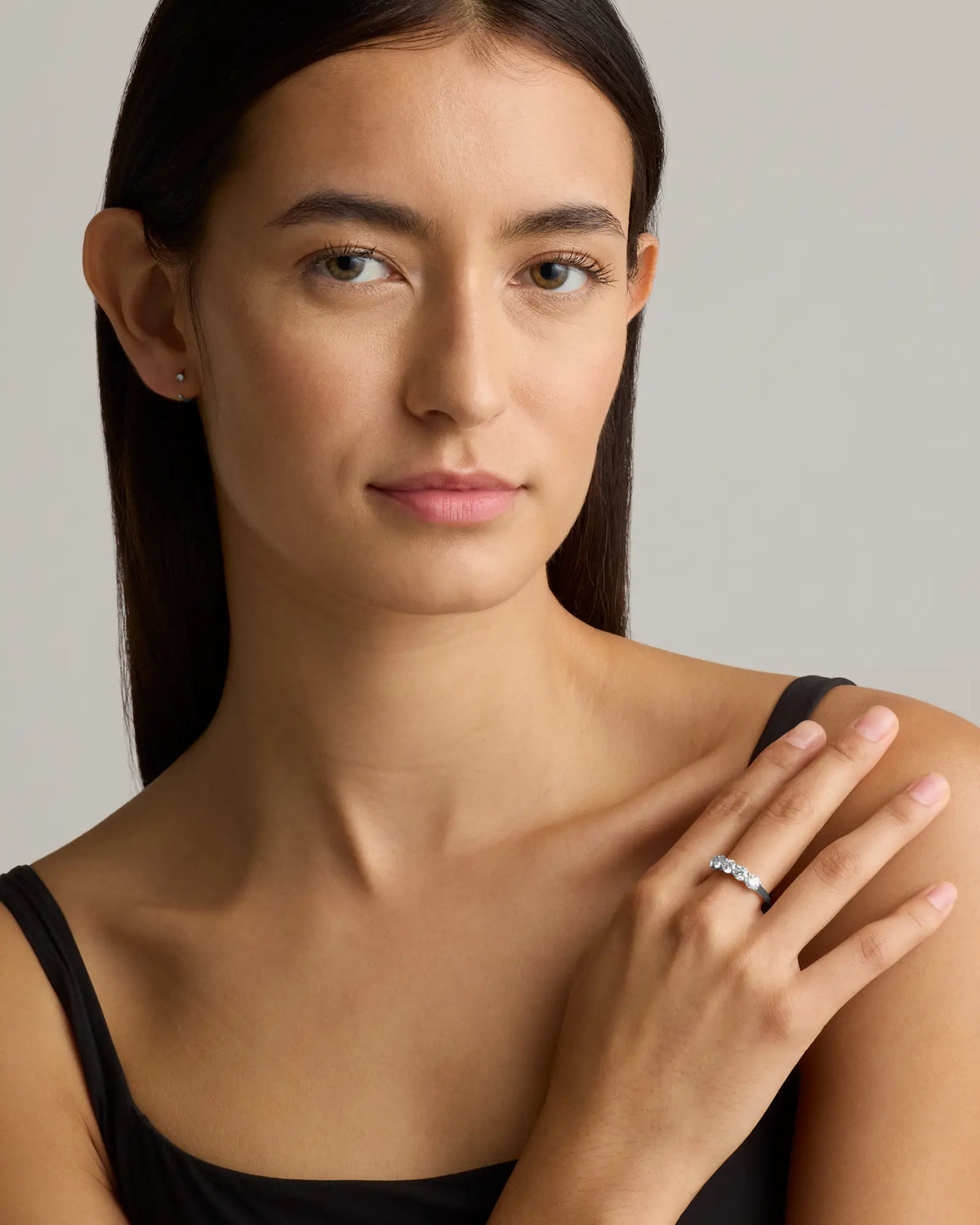 Lab Grown Diamond Five Stone Band - US 7988
