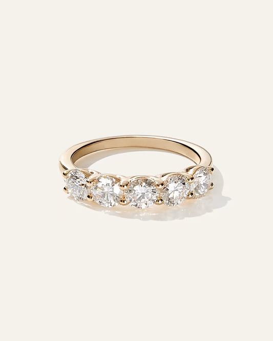 Lab Grown Diamond Five Stone Band - US 0017