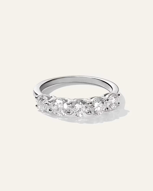 Lab Grown Diamond Five Stone Band - US 7988