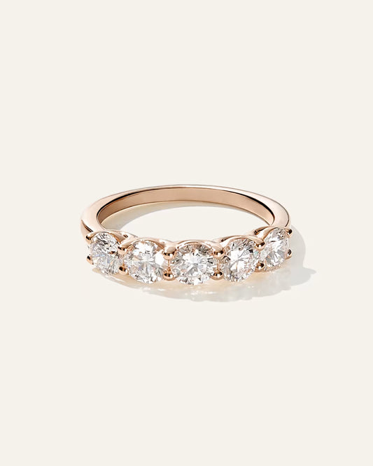 Lab Grown Diamond Five Stone Band - US 0237