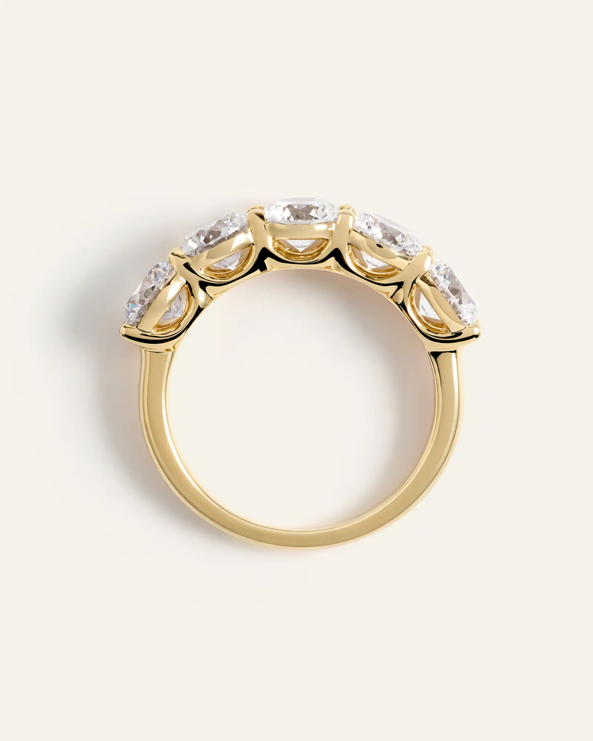 Lab Grown Diamond Five Stone Band - US 2468
