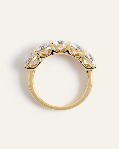 Lab Grown Diamond Five Stone Band - US 2468