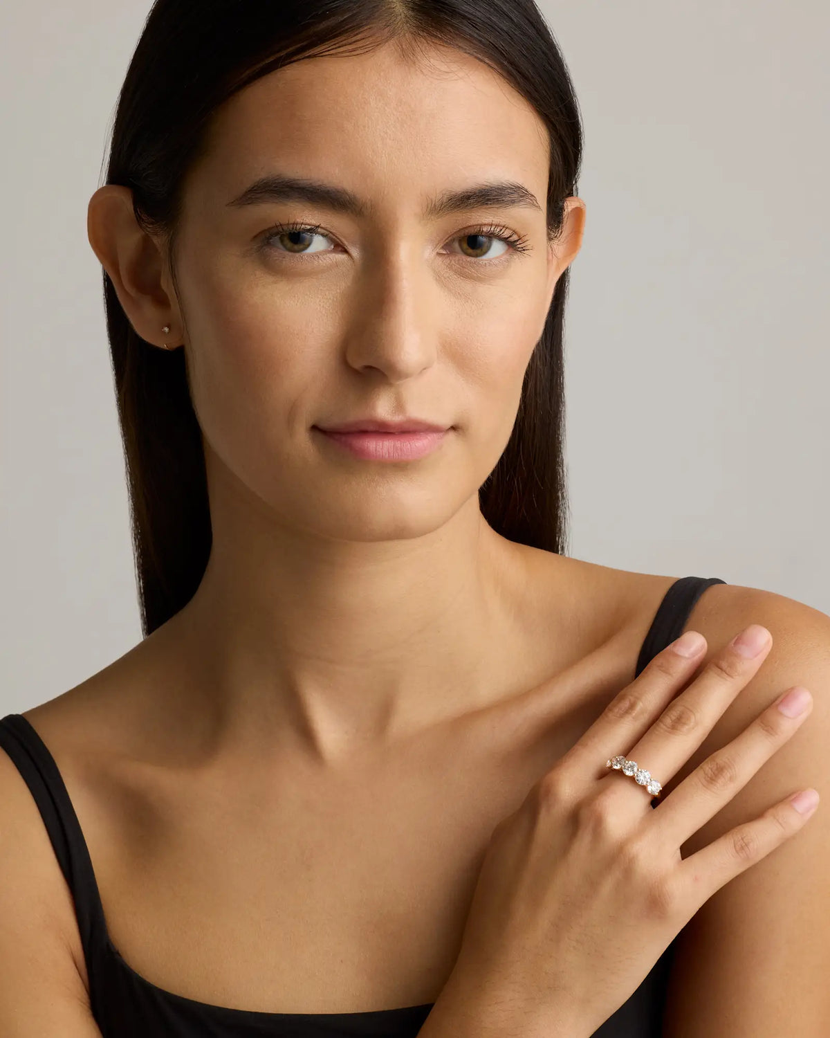 Lab Grown Diamond Five Stone Band - US 2468
