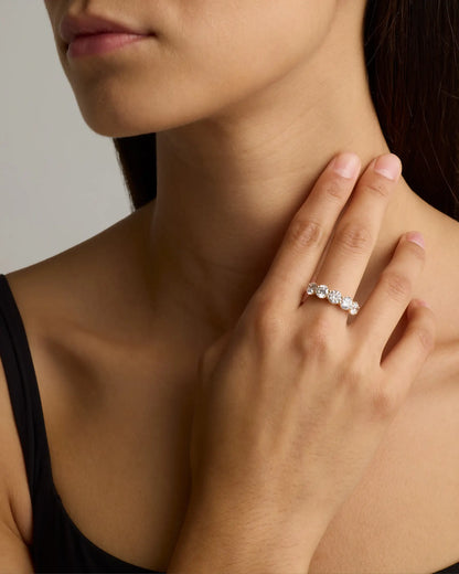 Lab Grown Diamond Five Stone Band - US 2468