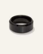 Tungsten Carbide Black Plated Brushed Band - US 6045