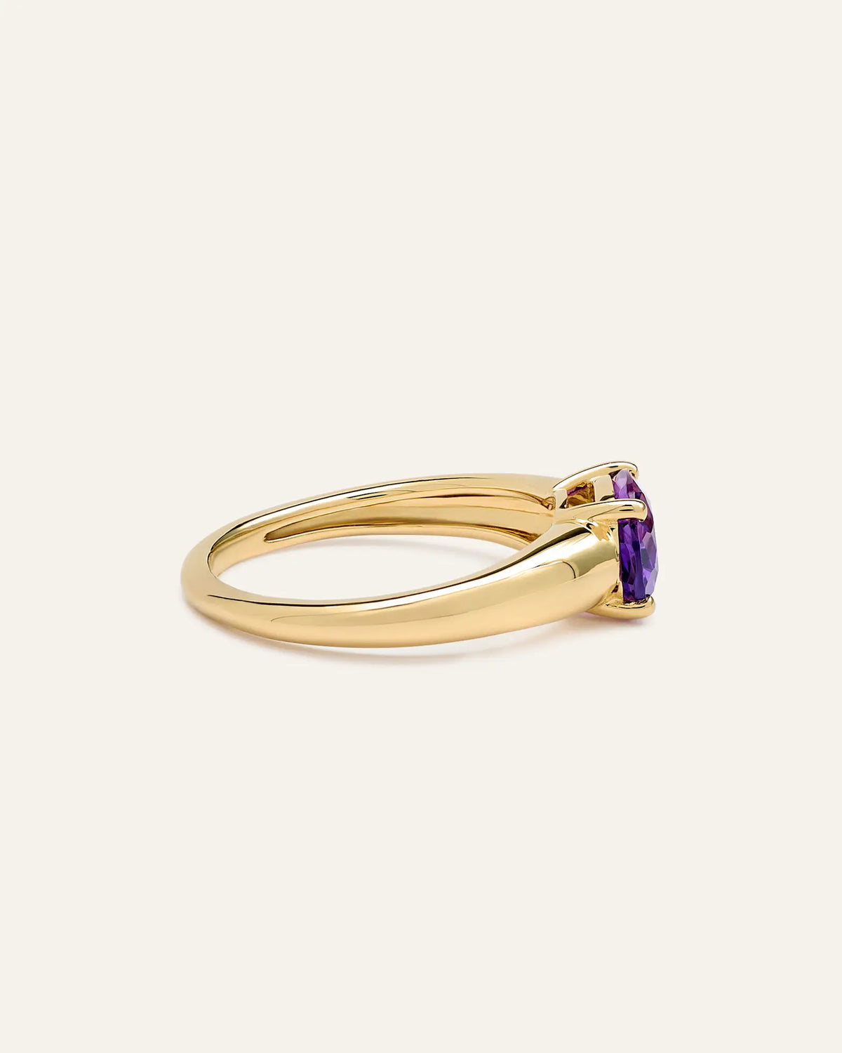 14K Gold Gemstone Vintage Inspired Ring - US 3090