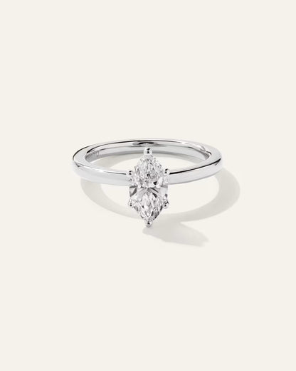 Lab Grown Diamond Marquise Comfort Fit Engagement Ring - 1ct - US 2016