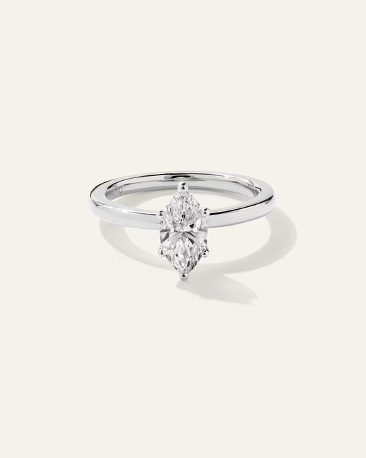 Lab Grown Diamond Marquise Comfort Fit Engagement Ring - 1ct - US 2016