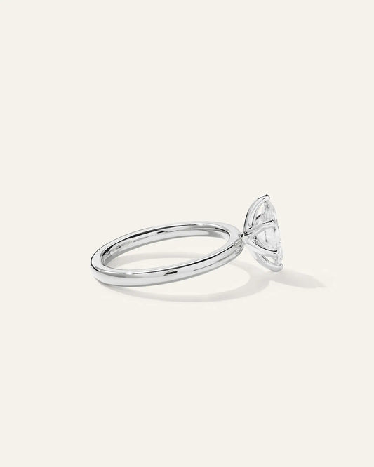 Lab Grown Diamond Marquise Comfort Fit Engagement Ring - 1ct - US 2016