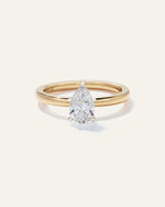 Lab Grown Diamond Pear Comfort Fit Engagement Ring - 1ct - US 3033