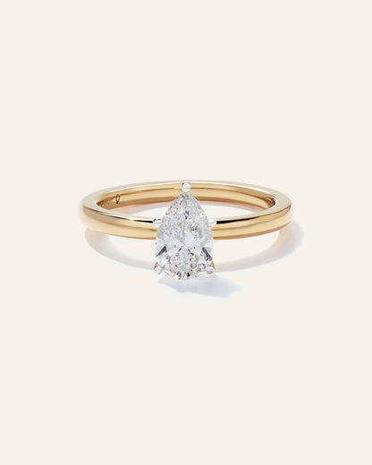 Lab Grown Diamond Pear Comfort Fit Engagement Ring - 1ct - US 3033