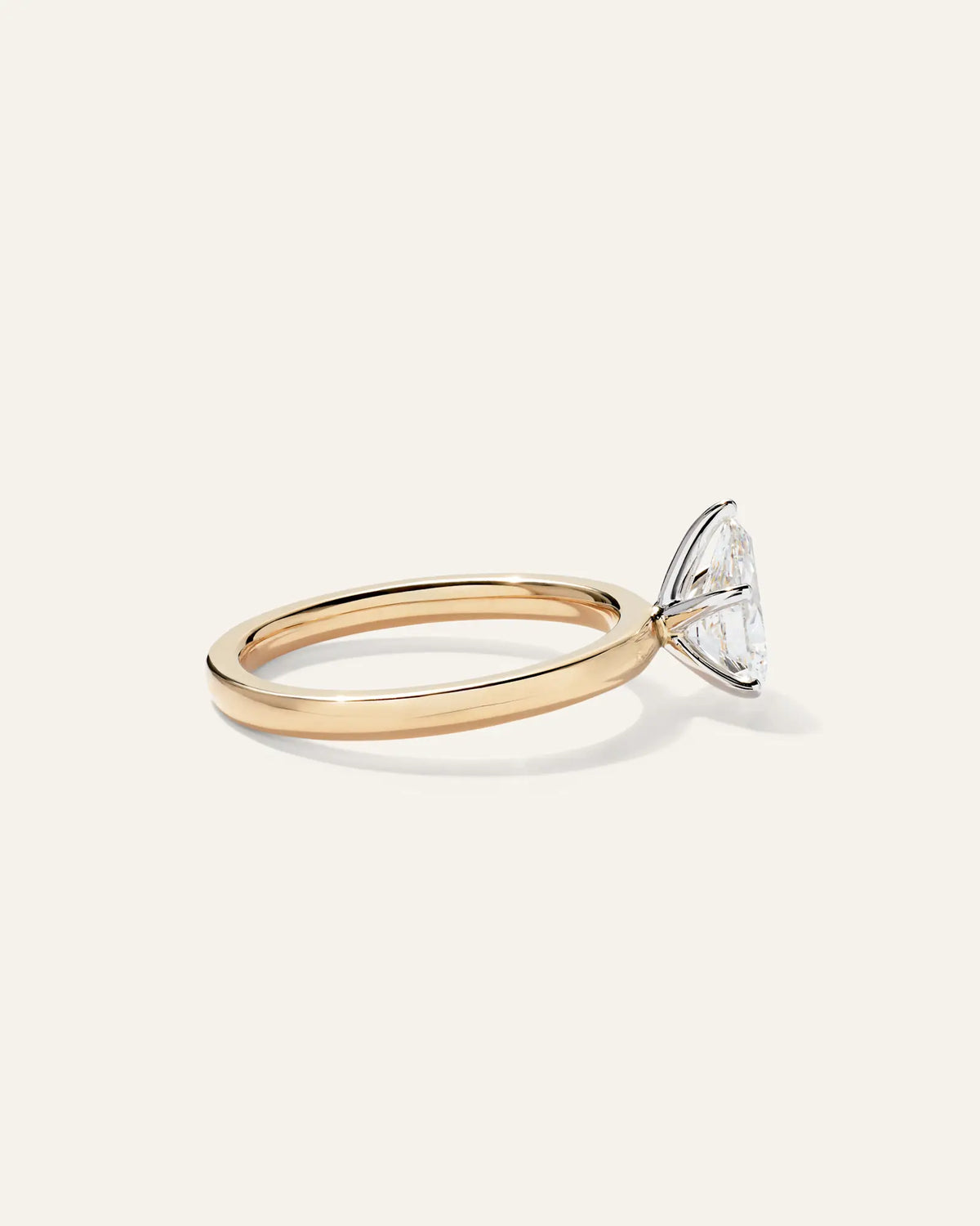 Lab Grown Diamond Pear Comfort Fit Engagement Ring - 1ct - US 3033