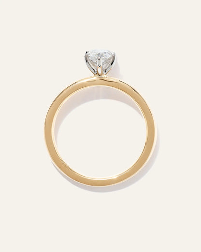 Lab Grown Diamond Pear Comfort Fit Engagement Ring - 1ct - US 3033
