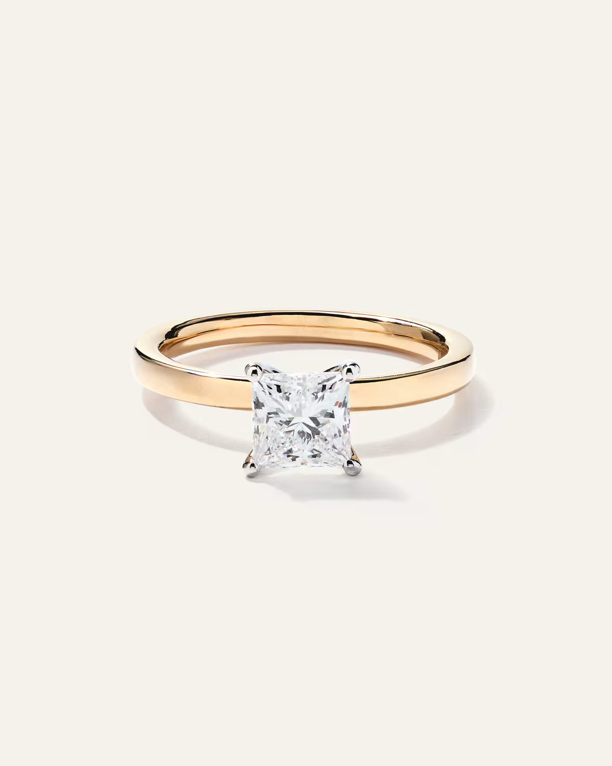 Lab Grown Diamond Princess Comfort Fit Engagement Ring - 1ct - US 5470