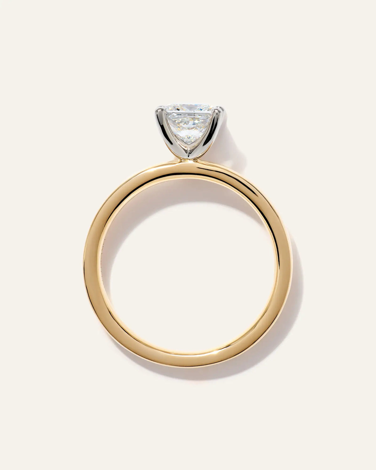 Lab Grown Diamond Princess Comfort Fit Engagement Ring - 1ct - US 5470