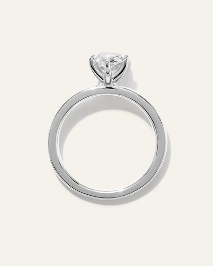 Lab Grown Diamond Pear Comfort Fit Engagement Ring - 1.5ct - US 2492