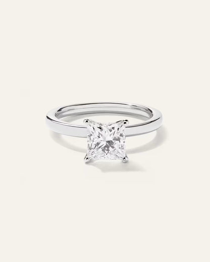 Lab Grown Diamond Princess Comfort Fit Engagement Ring - 1.5ct - US 9662