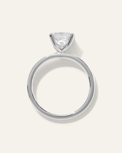 Lab Grown Diamond Princess Comfort Fit Engagement Ring - 1.5ct - US 9662