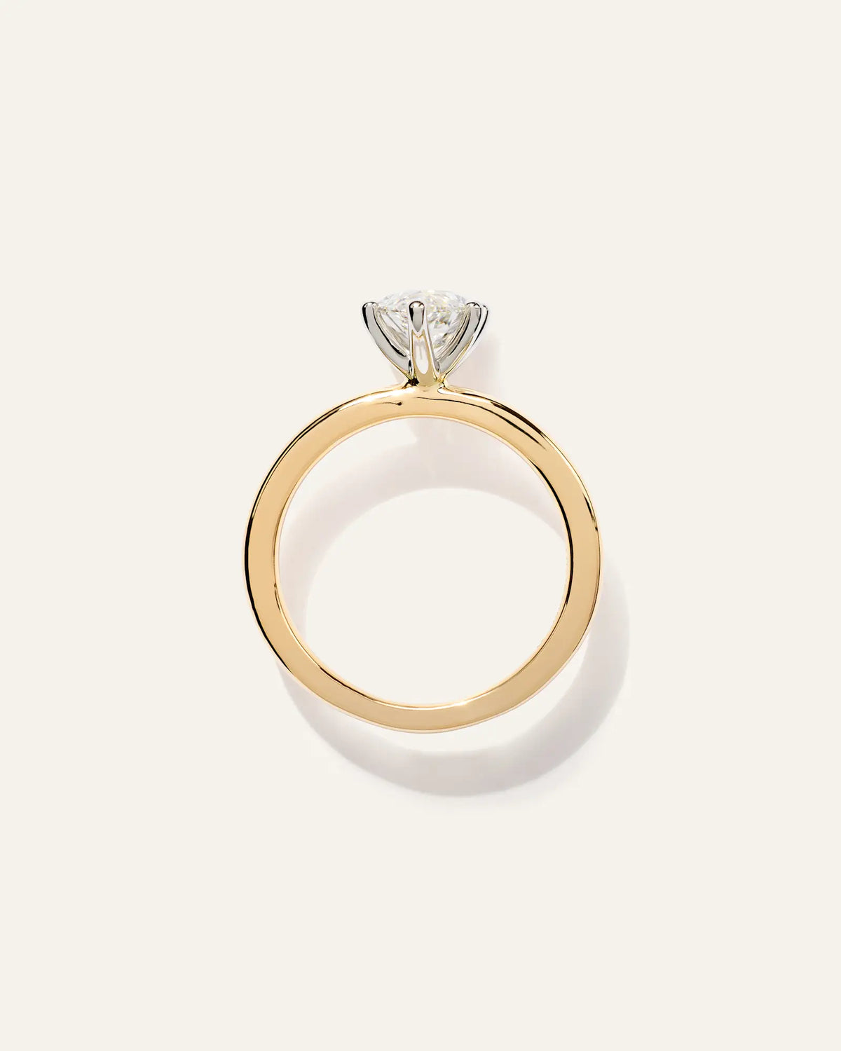 Lab Grown Diamond Marquise Comfort Fit Engagement Ring - 2ct - US 3351