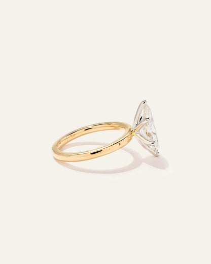 Lab Grown Diamond Marquise Comfort Fit Engagement Ring - 2ct - US 3351