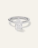 Lab Grown Diamond Pear Comfort Fit Engagement Ring - 2ct - US 2029