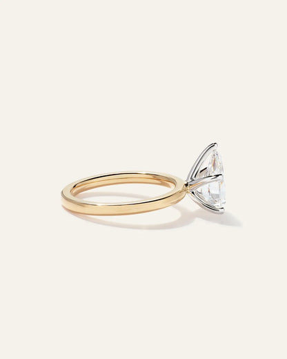 Lab Grown Diamond Pear Comfort Fit Engagement Ring - 2ct - US 0875