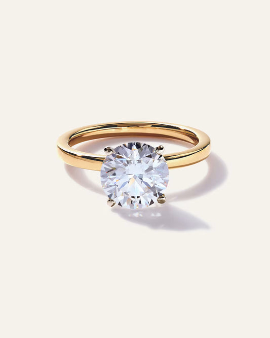 Lab Grown Diamond Round Comfort Fit Engagement Ring - 2.5ct - US 3659