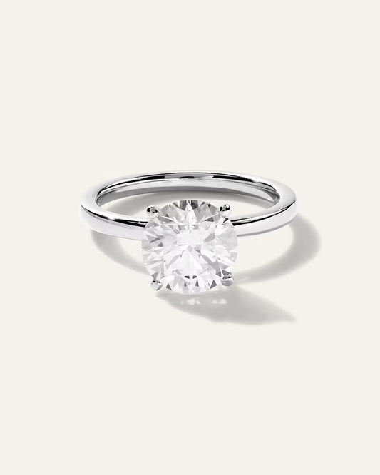 Lab Grown Diamond Round Comfort Fit Engagement Ring - 2.5ct - US 0696