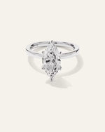 Lab Grown Diamond Marquise Comfort Fit Engagement Ring - 2.5ct - US 6781