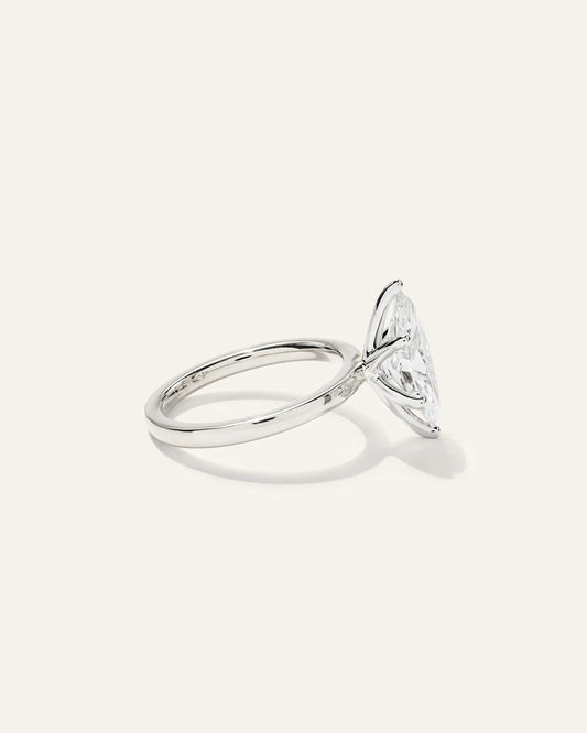 Lab Grown Diamond Marquise Comfort Fit Engagement Ring - 2.5ct - US 6781