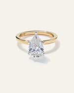 Lab Grown Diamond Pear Comfort Fit Engagement Ring - 2.5ct - US 0318