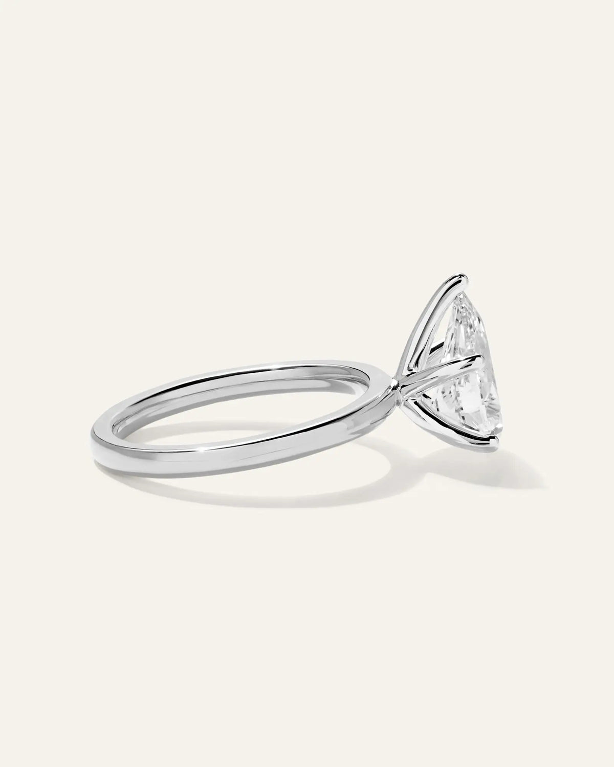 Lab Grown Diamond Pear Comfort Fit Engagement Ring - 2.5ct - US 1947