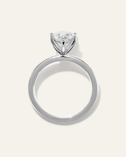 Lab Grown Diamond Pear Comfort Fit Engagement Ring - 2.5ct - US 1947