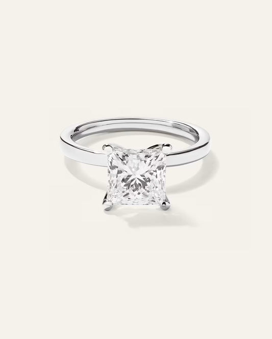 Lab Grown Diamond Princess Comfort Fit Engagement Ring - 2.5ct - US 1305