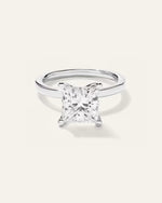 Lab Grown Diamond Princess Comfort Fit Engagement Ring - 3ct - US 8231