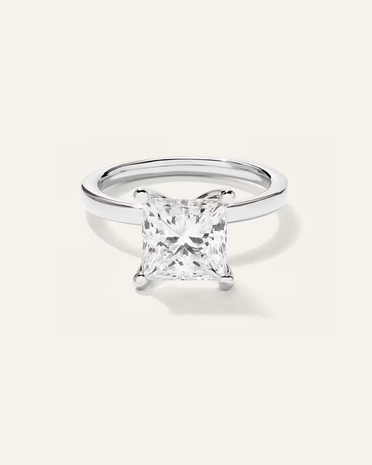 Lab Grown Diamond Princess Comfort Fit Engagement Ring - 3ct - US 8231
