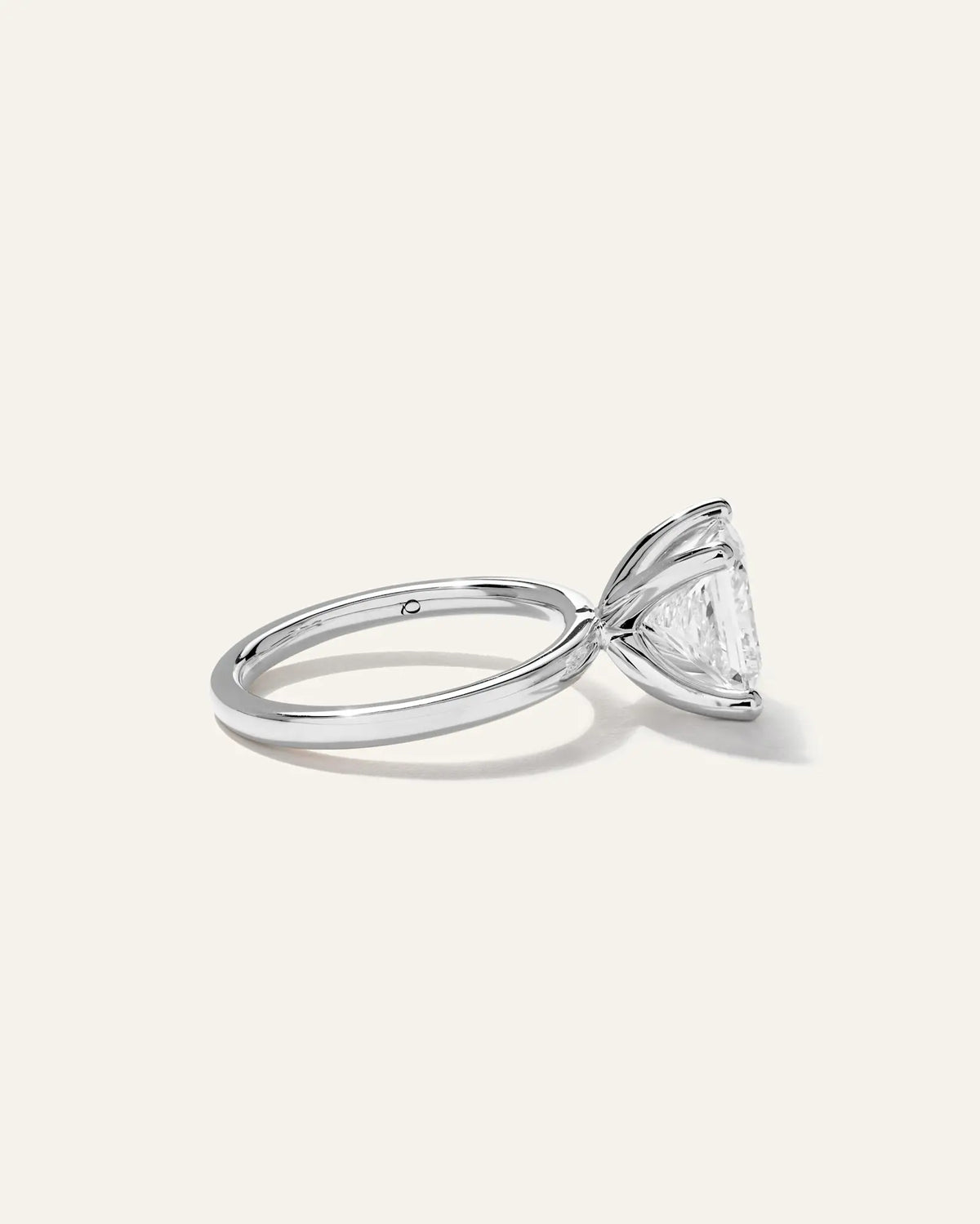 Lab Grown Diamond Princess Comfort Fit Engagement Ring - 3ct - US 8231
