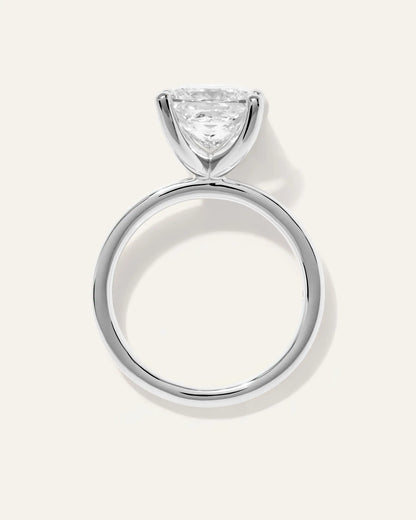 Lab Grown Diamond Princess Comfort Fit Engagement Ring - 3ct - US 8231