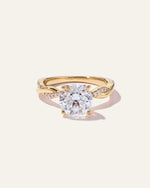 Lab Grown Diamond Round Twisted Engagement Ring - 2.5ct - US 4773