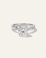 Lab Grown Diamond Round Twisted Engagement Ring - 2.5ct - US 4759